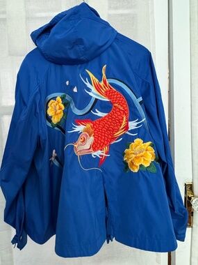 Angel Chen Embroidered Koi Jacket M/L